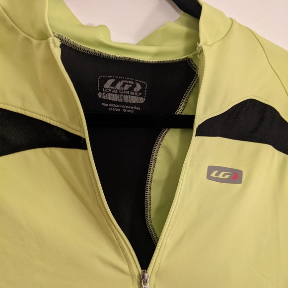 Louis Garneau Women's Neon Yellow Cycling Tee - M - Picture 2 of 4